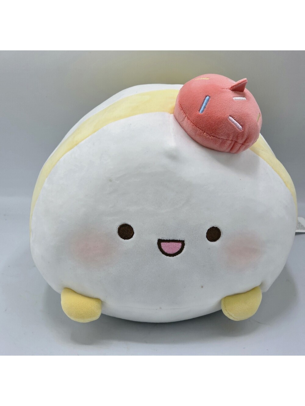 RARE MINISO Life Yummy Yummy Food Series Cake Cherry Soft Plush Toy Dessert 11”